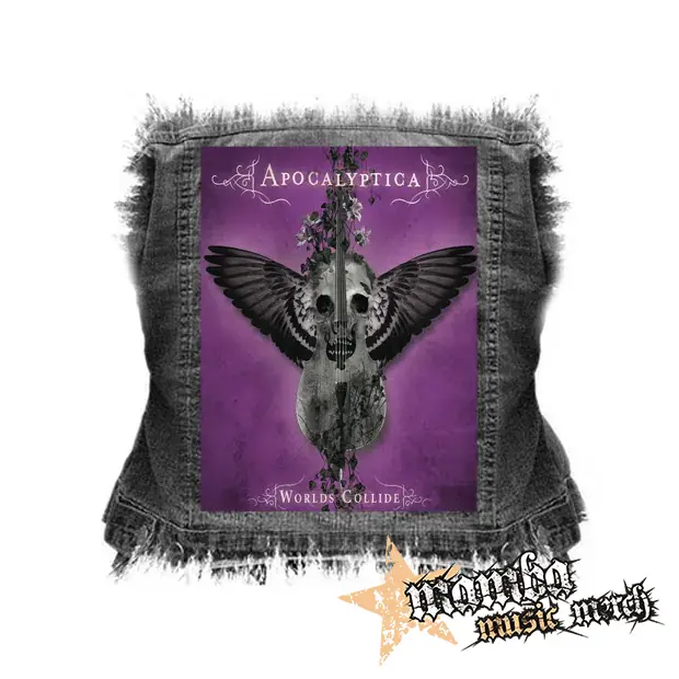 APOCALYPTICA - Worlds Collide - chrbtová nášivka (36 x 27 cm)