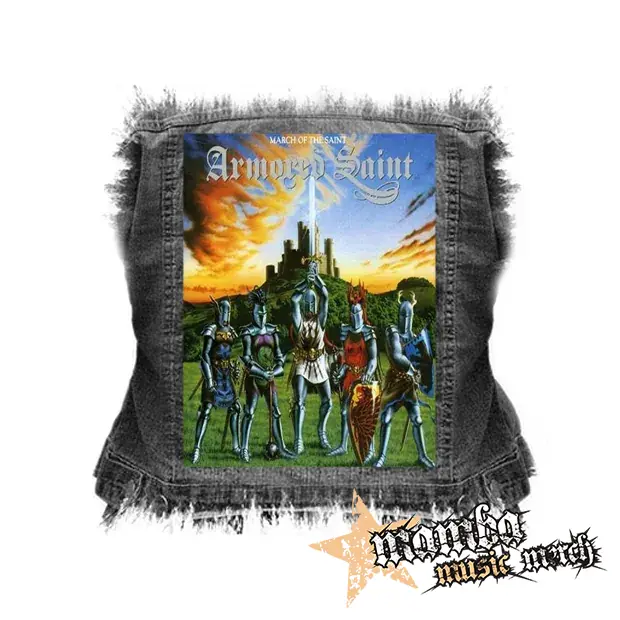 ARMORED SAINT - March Of The Saint - chrbtová nášivka (36 x 27 cm)
