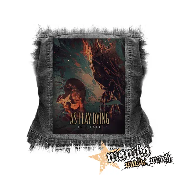 AS I  LAY DYING - If I Fall - chrbtová nášivka (36 x 27 cm)