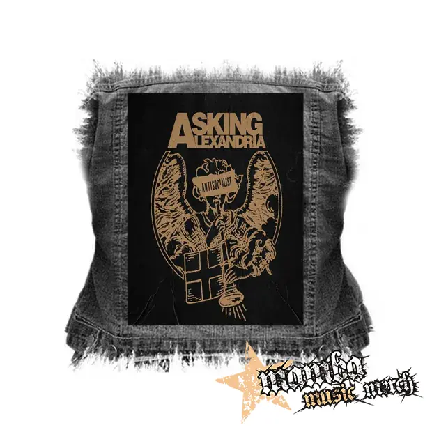 ASKING ALEXANDRIA - Antisocialist - chrbtová nášivka (36 x 27 cm)