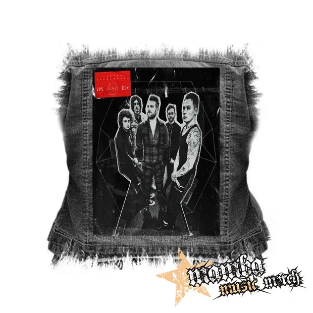 ASKING ALEXANDRIA - LP5 DLX - chrbtová nášivka (36 x 27 cm)