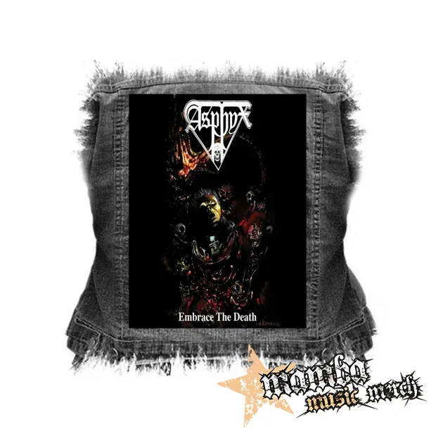 ASPHYX - Embrace the Death - chrbtová nášivka (36 x 27 cm)