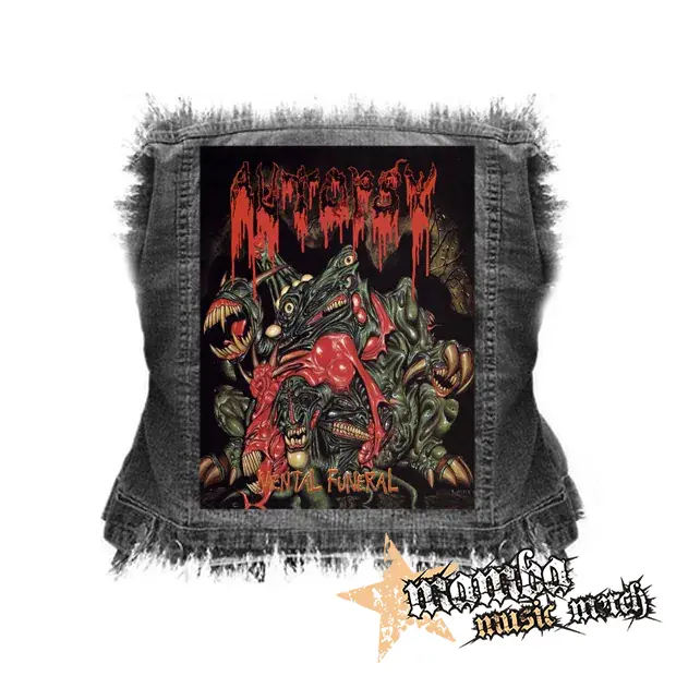 AUTOPSY - Mental Funeral - chrbtová nášivka (36 x 27 cm)