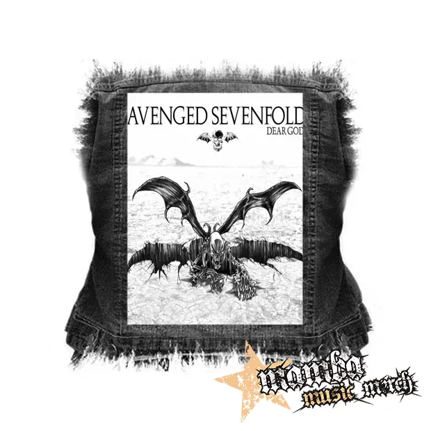 AVENGED SEVENFOLD - Dear God - chrbtová nášivka (36 x 27 cm)