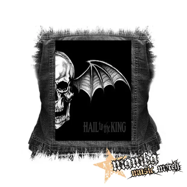 AVENGED SEVENFOLD - Hail To The King - chrbtová nášivka (36 x 27 cm)