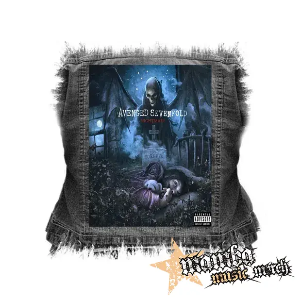 AVENGED SEVENFOLD - Nightmare - chrbtová nášivka (36 x 27 cm)