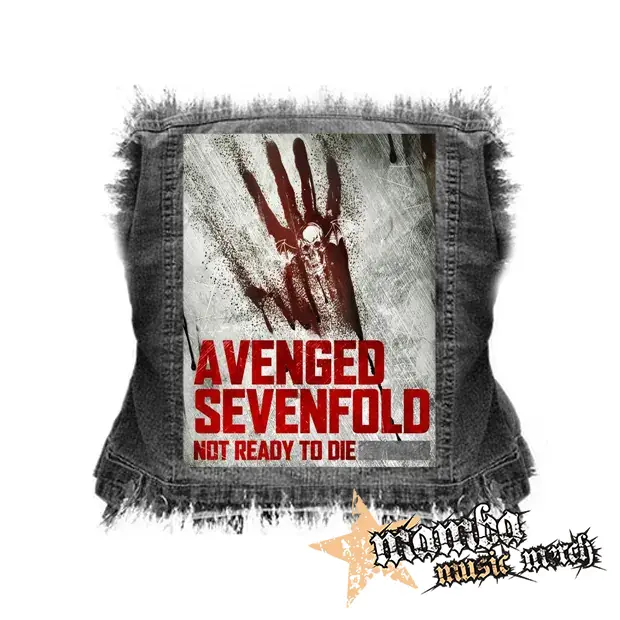 AVENGED SEVENFOLD - Not Ready to Die - chrbtová nášivka (36 x 27 cm)