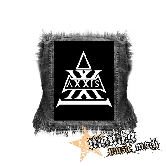 AXXIS - Logo Band Germany - chrbtová nášivka (36 x 27 cm)