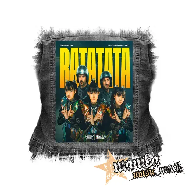 BABYMETAL - Ratatata - chrbtová nášivka (36 x 27 cm)