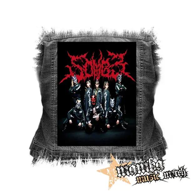 BABYMETAL, Slaughter To Prevail - Song 3 - chrbtová nášivka (36 x 27 cm)