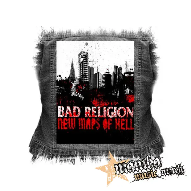 BAD RELIGION - New Maps Of Hell - chrbtová nášivka (36 x 27 cm)