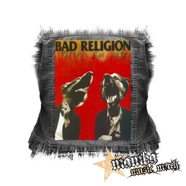 BAD RELIGION - Recipe For Hate - chrbtová nášivka (36 x 27 cm)