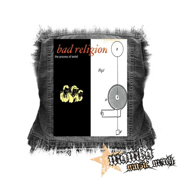 BAD RELIGION - The Process Of Belief - chrbtová nášivka (36 x 27 cm)