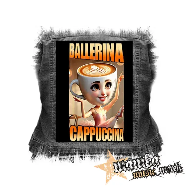 BALLERINA CAPPUCCINA - chrbtová nášivka (36 x 27 cm)