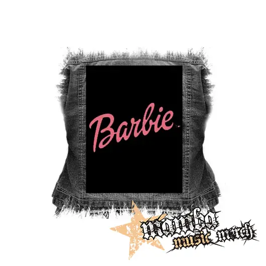 BARBIE - chrbtová nášivka (36 x 27 cm)