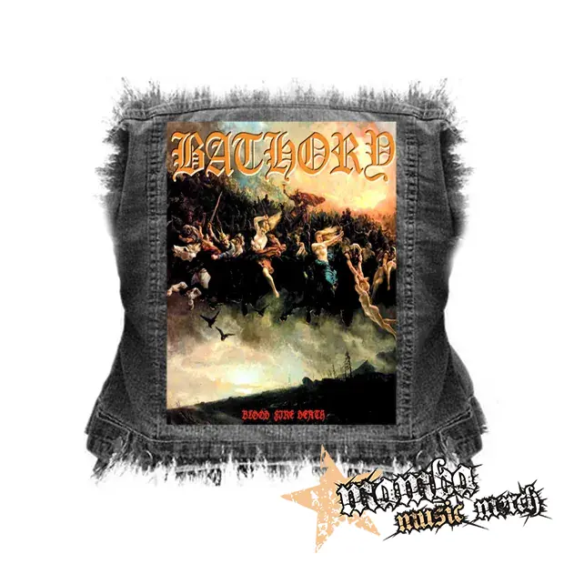 BATHORY - Blood Fire Death - chrbtová nášivka (36 x 27 cm)