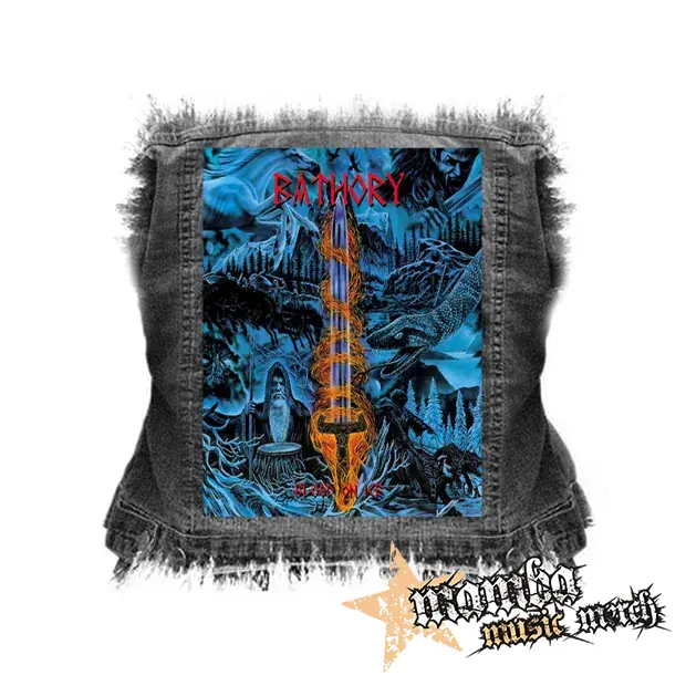 BATHORY - Blood On Ice - chrbtová nášivka (36 x 27 cm)