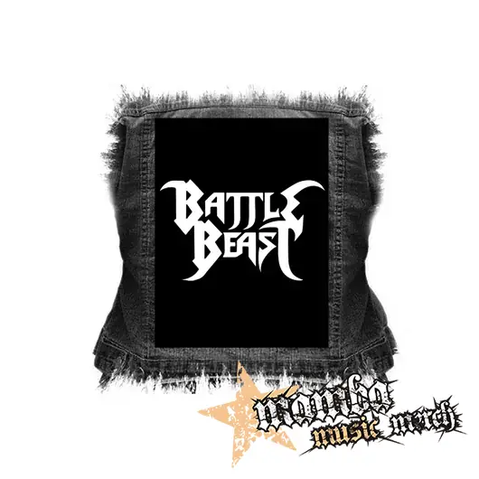 BATTLE BEAST - Logo - chrbtová nášivka (36 x 27 cm)