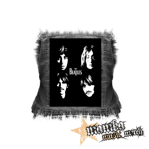 BEATLES - Faces - chrbtová nášivka (36 x 27 cm)