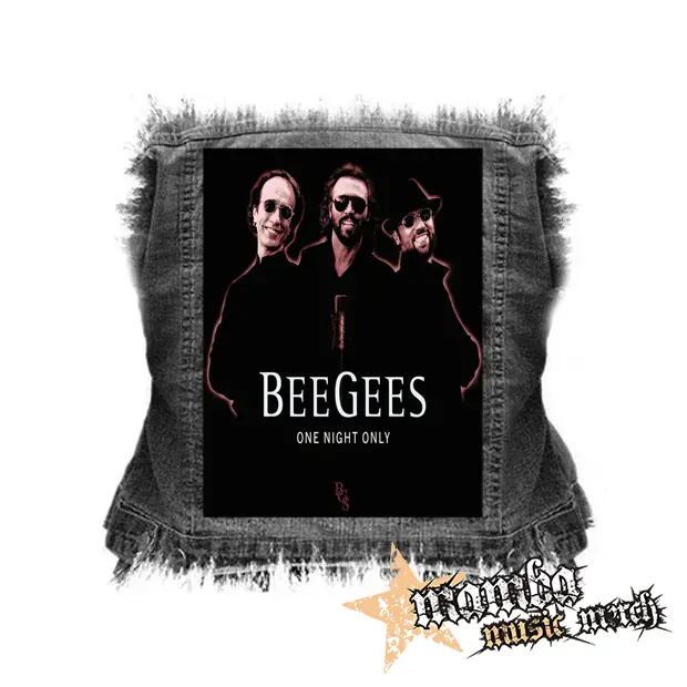 BEE GEES - One Night Only - chrbtová nášivka (36 x 27 cm)
