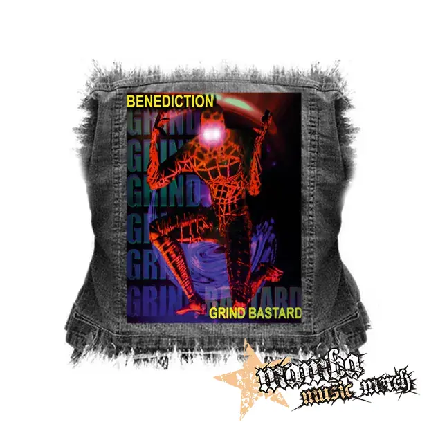 BENEDICTION - Grind Bastard - chrbtová nášivka (36 x 27 cm)