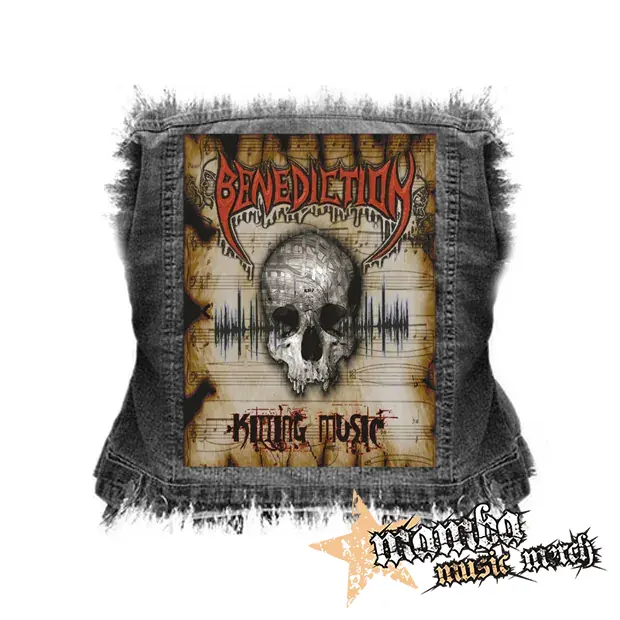 BENEDICTION - Killing Music - chrbtová nášivka (36 x 27 cm)