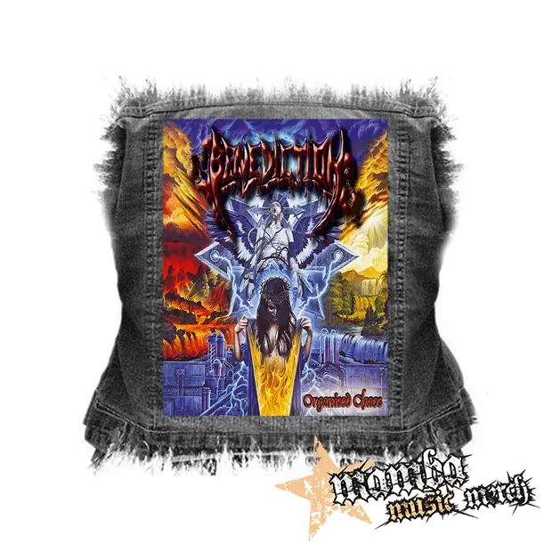 BENEDICTION - Organised Chaos - chrbtová nášivka (36 x 27 cm)