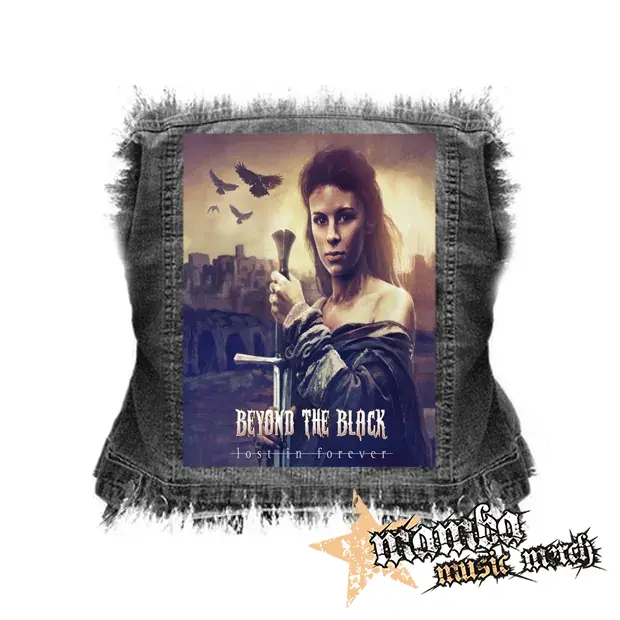 BEYOND THE BLACK - Lost in Forever - chrbtová nášivka (36 x 27 cm)