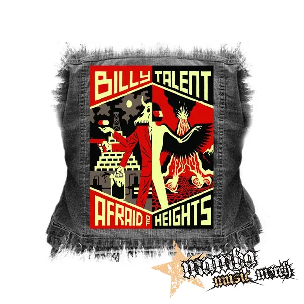 BILLY TALENT - Afraid of Heights - chrbtová nášivka (36 x 27 cm)