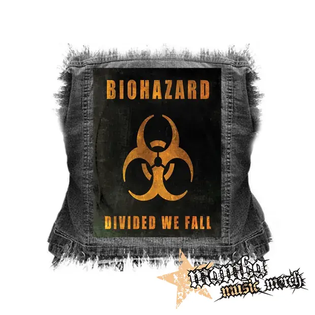 BIOHAZARD - Divided We Fall - chrbtová nášivka (36 x 27 cm)