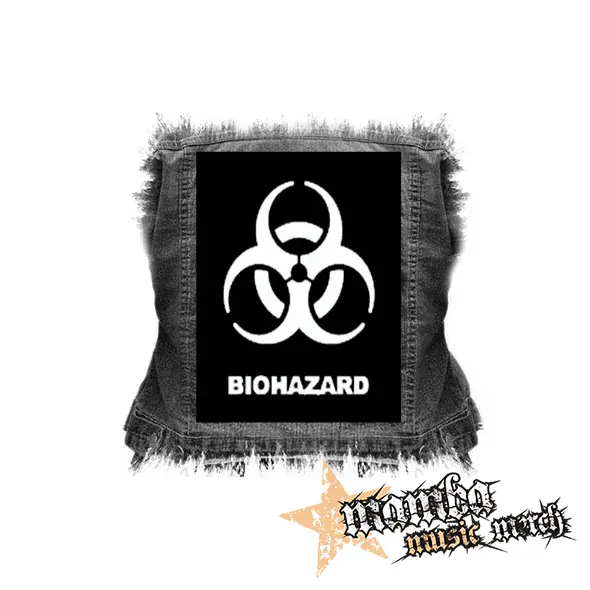 BIOHAZARD - Logo - chrbtová nášivka (36 x 27 cm)