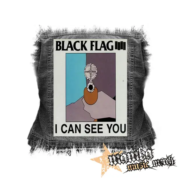 BLACK FLAG - I Can See You - chrbtová nášivka (36 x 27 cm)