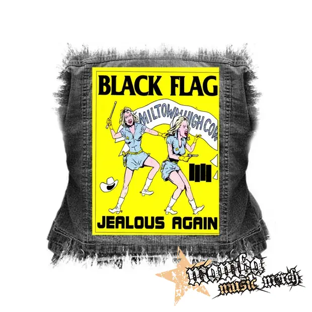 BLACK FLAG - Jealous Again - chrbtová nášivka (36 x 27 cm)