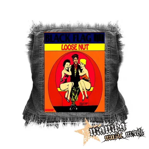 BLACK FLAG - Loose Nut - chrbtová nášivka (36 x 27 cm)