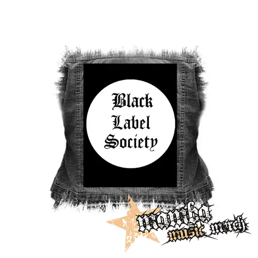 BLACK LABEL SOCIETY - Logo - chrbtová nášivka (36 x 27 cm)