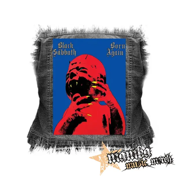 BLACK SABBATH - Born Again - chrbtová nášivka (36 x 27 cm)