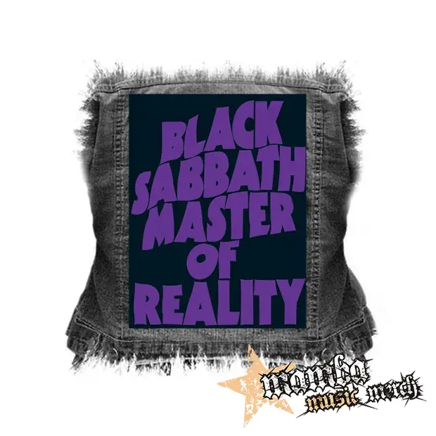 BLACK SABBATH - Master Of Reality - chrbtová nášivka (36 x 27 cm)