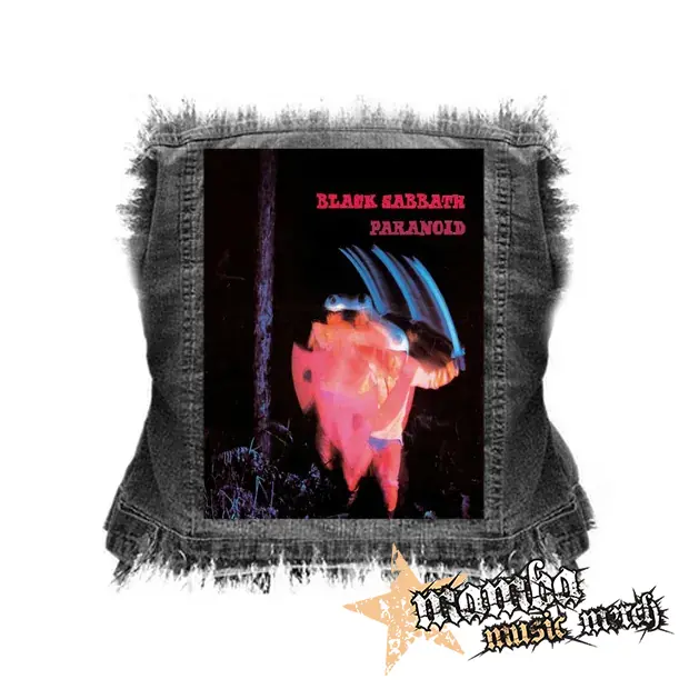 BLACK SABBATH - Paranoid - chrbtová nášivka (36 x 27 cm)