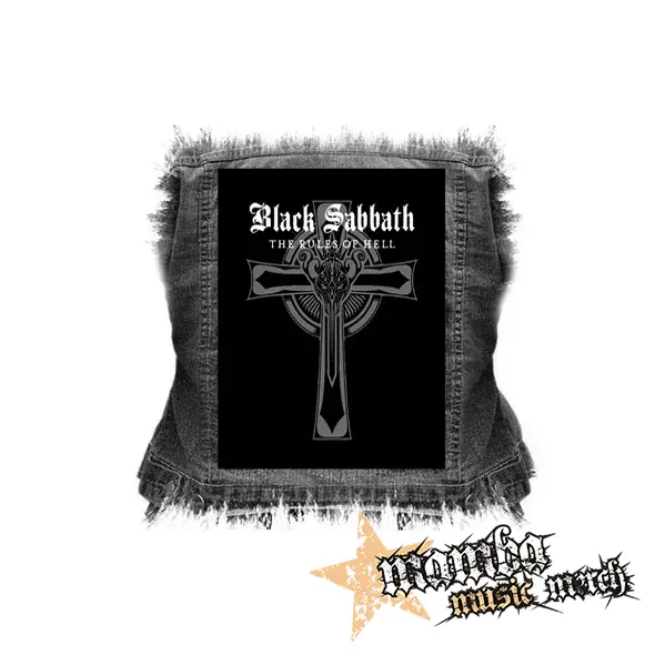 BLACK SABBATH - The Rules Of Hell - chrbtová nášivka (36 x 27 cm)