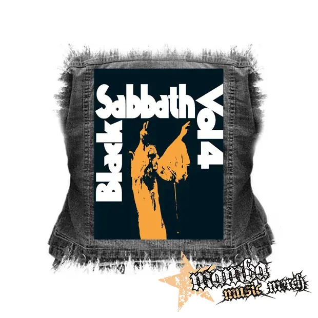 BLACK SABBATH - Vol.4 - chrbtová nášivka (36 x 27 cm)