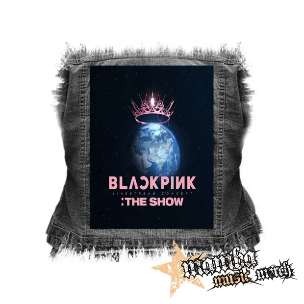 BLACKPINK - BLACKPINK 2021 'THE SHOW' LIVE - chrbtová nášivka (36 x 27 cm)