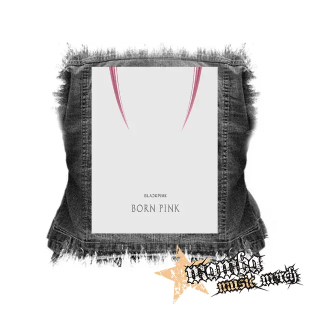 BLACKPINK - Bornpink White - chrbtová nášivka (36 x 27 cm)