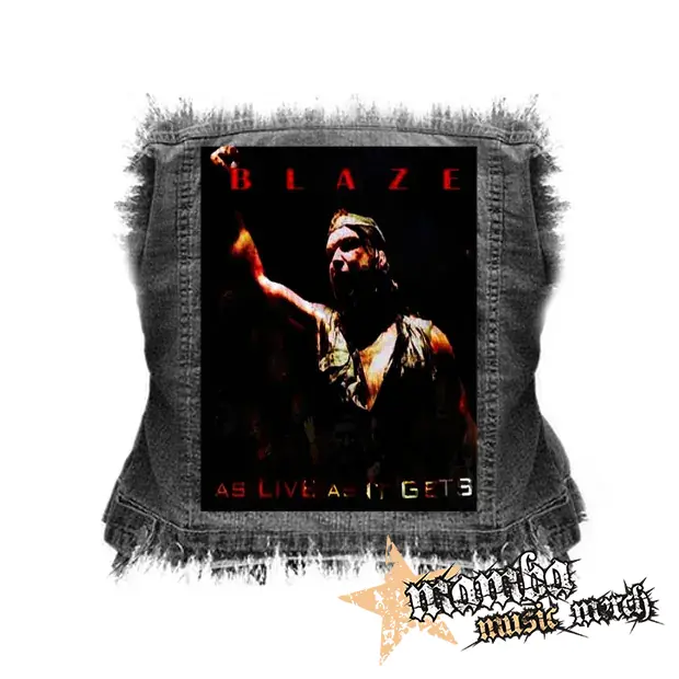 BLAZE BAYLEY - As Live As It Gets - chrbtová nášivka (36 x 27 cm)