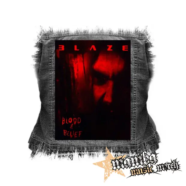 BLAZE BAYLEY - Blood and Belief - chrbtová nášivka (36 x 27 cm)