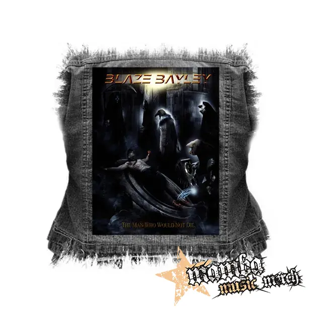 BLAZE BAYLEY - The Man Who Would Not Die - chrbtová nášivka (36 x 27 cm)