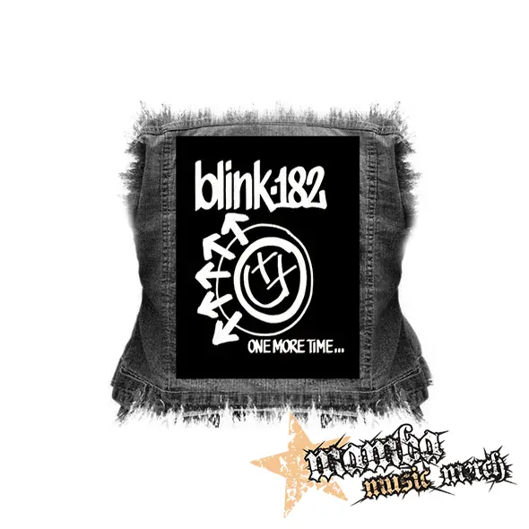 BLINK 182 - One More Time - chrbtová nášivka (36 x 27 cm)