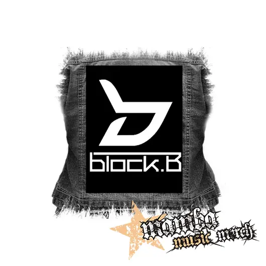 BLOCK B - Logo - chrbtová nášivka (36 x 27 cm)