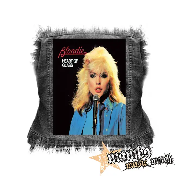 BLONDIE - Heart Of Glass - chrbtová nášivka (36 x 27 cm)