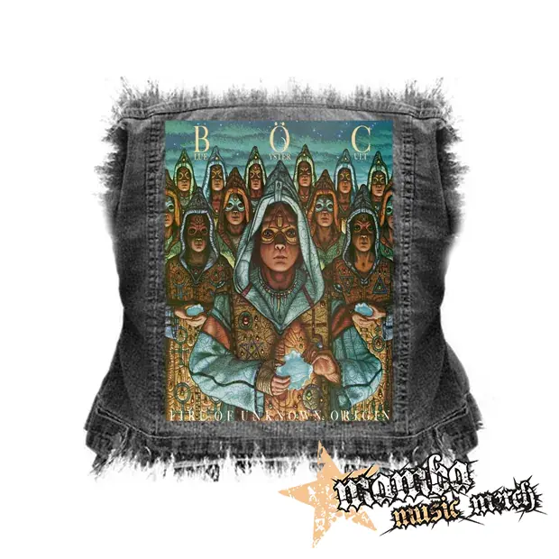 BLUE OYSTER CULT - Fire of Unknown Origin - chrbtová nášivka (36 x 27 cm)