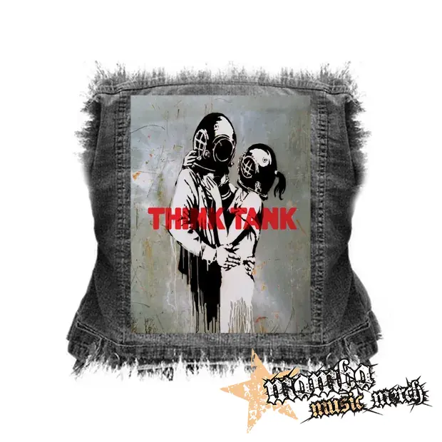 BLUR - Think Thank - chrbtová nášivka (36 x 27 cm)